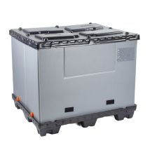 Kunststof Palletbox Vouwbaar 100x120x100 cm - 9 Poten 