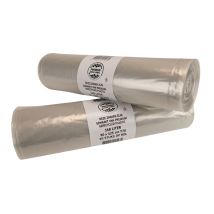 Containerzak LDPE 168 liter onbedrukt en ongeperforeerd 900 x 1250 mm - 10 stuks