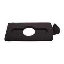 Rubbermaid Deksel Flessen/Blik Bruin voor Recyclingstation 