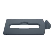 Rubbermaid Deksel Papier Grijs voor Recyclingstation