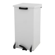 Poubelle mobile Carro-Kick 110 litres blanc