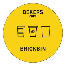 
Afvalstroomsticker Forex Bekers Geel
