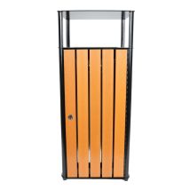 Buitenafvalbak Houtlook 53 liter Gegalvaniseerd Staal