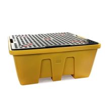 Lekbak Kunststof 1180 L voor IBC met Rooster 1680x1680x700 mm