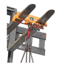 Hijsjuk voor Heftruck Bauer Oranje 2-Lepelopname 5000 kg