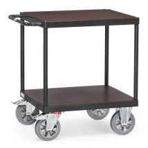 Tafelwagen Zware Lasten 1200 Kg 700x700 mm 2 Etages Grijs