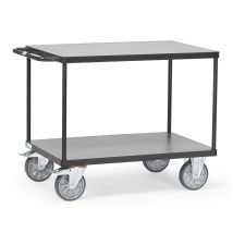 Tafelwagen 600 Kg 1200x800 mm 2 Etages Grijs