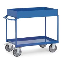 Tafelwagen met Bak 400 Kg 1000x700 mm 2 Etages