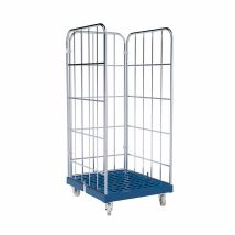 Rolcontainer 1460 Kunststof 3-zijdig blauw