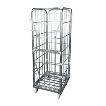 Rolcontainer 1650 metaal 4-zijdig Half Klapbaar