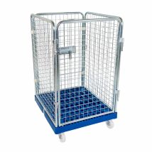 Rolcontainer ADB 1020 Kunststof 4-zijdig met Deur