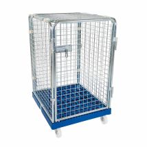 Rolcontainer ADB 1020 Kunststof 5-zijdig met Deur