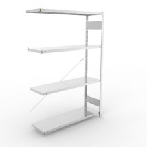 Legbordstelling META 230 kg Aanbouwsectie  200x130x40 cm - zij/boven