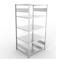 Legbordstelling META 230 kg Basissectie 200x100x80 cm - 4