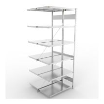 Legbordstelling Dubbel META 230 kg Aanbouwsectie 250x100x50 cm - 4