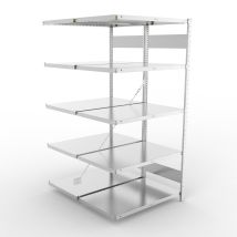 Legbordstelling Dubbel META 230 kg Aanbouwsectie 200x100x60 cm - 4