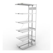 Legbordstelling Dubbel META 150 kg Aanbouwsectie 250x100x30 cm - 4