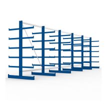 Draagarmstelling Dubbel META Vaste Armen 200x675x50 cm