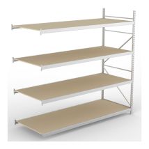 Grootvakstelling META 490 kg Aanbouw 250x260x105 cm Hout