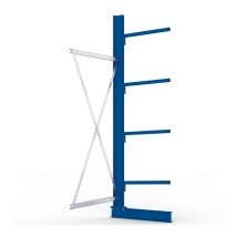 Draagarmstelling Enkel META Licht Aanbouw 250x100x60 cm