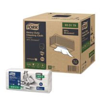 Tork Biobased Heavy-Duty Reinigingsdoek Wit W4 - 4 x 105 stuks