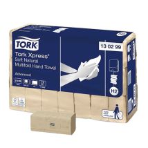 Tork Xpress Zachte Multifold Handdoeken Naturel H2 - 21 stuks