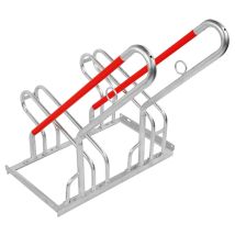 Fietsenrek 700x800x945 mm voor 2 Fietsen Hoge Beugel