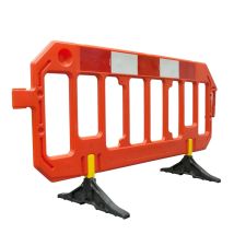 Afzethek Kunststof 200x100 cm Oranje