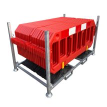 Opslagrek voor Kunststof Afzethekken 200x100 cm