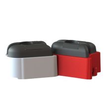 Verzwaringsblok voor Kunststof Afzethekken Rood 