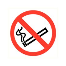 Verboden te roken - vinyl sticker 150mm