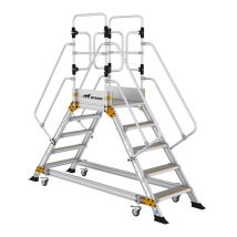 Wixor Industrieel Platform Dubbel oploopbaar - Aantal treden naar keuze