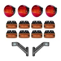 LED Verlichtingsset Hella voor Trailer Achterlicht Bol