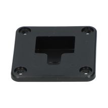 Deurhaak Houder voor T-haak Kunststof Inbouw Pommier 65x65 mm