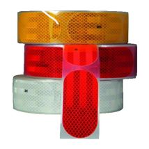 Reflecterende Tape 3M Rood 55 mm x 50 m Hard Gesegmenteerd