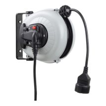 Kabelhaspel Minor 230V met Schuko Stekker 6 meter