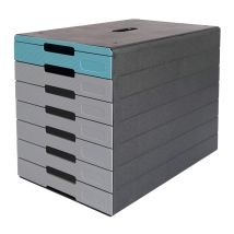 Ladebox Durable Idealbox Pro Blauw met 7 Lades