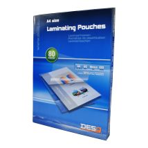 Lamineerhoes Glanzend A4 80 Micron DESQ - 100 stuks