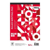 Schrijfblok A4+ Viking gelinieerd 200 Pagina's 