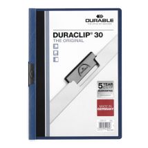 Klemmap Duraclip® A4 Blauw voor 30 vellen