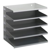 Sorteerrek 5 Vakken A4 Grijs