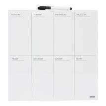 Weekplanner Frameloos Desq 35x35 cm