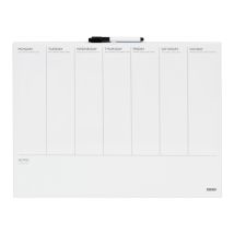 Weekplanner Frameloos met Notitievak Desq 40x50 cm