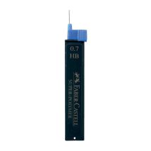 Vulpotlood Navulling HB Zwart 0,7 mm Zwart Faber-Castell - 12 stuks