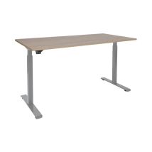 Sta-Zit Bureau Elektrisch Schaffenburg Dextro Plus Zilver 1800x800x1165 mm