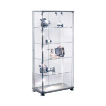 Vitrinekast Kerkmaan 850x425x1800 mm 4 legborden