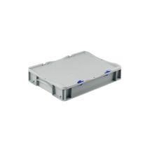 Euronorm Bak met Deksel 400x300x85 mm Grijs