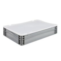 Euronorm Bak met Transparante Deksel 600x400x135 mm