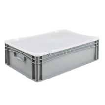 Euronorm Bak met Transparante Deksel 600x400x185 mm