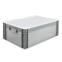 Euronorm Bak met Transparante Deksel 600x400x235 mm